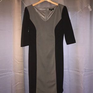 Scoop neck Tahari dress